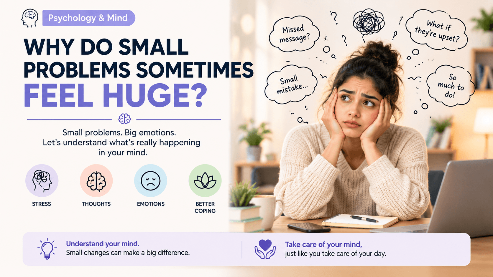 Why Do Small Problems Sometimes Feel Huge?